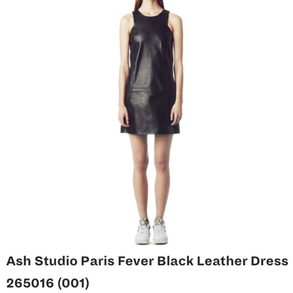 Ash Studio Paris Genuine Leather Dress